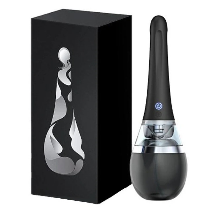 Electric Backyard Large Water Flow Anal Cleaner Vaginal Douche Massager Enema Ball Female Male Health Hygiene Tools Anal Shower