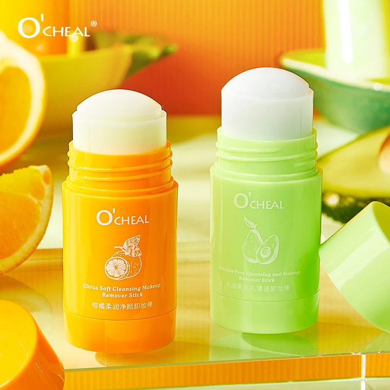 Ocheal Portable Avocado Deep Cleansing Cream Gel Stick Skin Care 240624