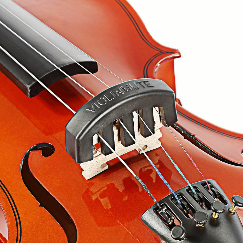 Rubber Violin Mute Silencer For 4/4 3/4 1/2 Violino Practice Accessories Violin Strings Violin Accessories Luthier