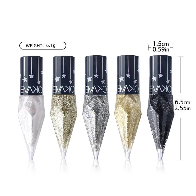 Eye Shadow Diamond Liquid Eyeshadow Waterproof Sequins Smooth Shimmer Eyeliner Stick Makeup Tool 240624
