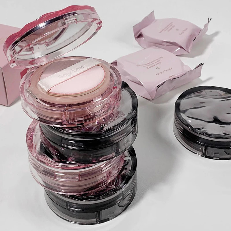 BB Cream Air Cushion Foundation Full Coverage Waterproof Longlasting Concealer Oil-control Soft Cushion Compact Face Makeup Base 240624