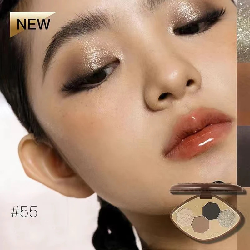 Girlcult 4 Shades Eyeshadow Palette Shimmer Matte Chameleon Eye Shadow Vegan Make Up Sets Cosmetics Full Set 240624
