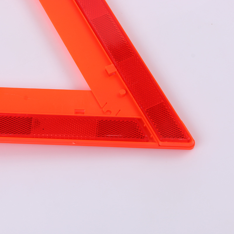 Car reflective triangle warning frame Car malfunction danger Parking emergency folding triangle warning sign tripod