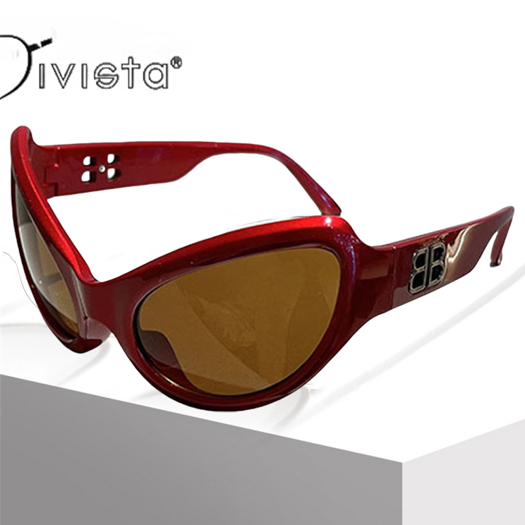 y2k Big Frame Sunglasses Women For Men Fashion Vintage Goggle Luxury Brand Designer Oversized Sun Glasses Trend Punk Shades S86 1349 IVISTA