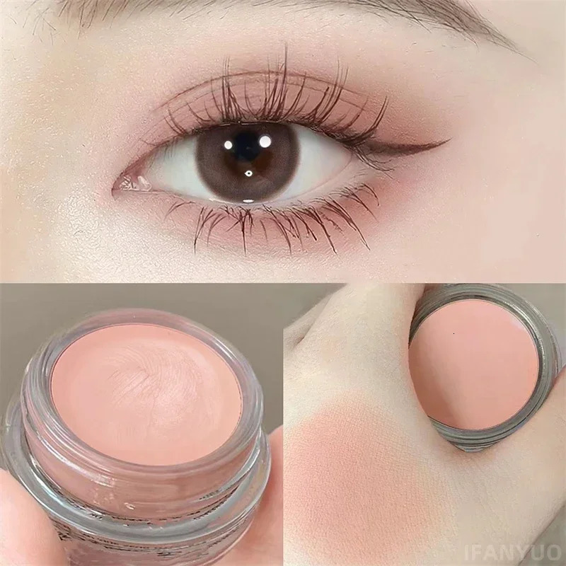 Eyeshadow Cream Glitter Matte Eye shadow Cream Contour Pigment Long Lasting Fine Shimmer Matte Natural Shadow Cream Eyes Makeup 240624