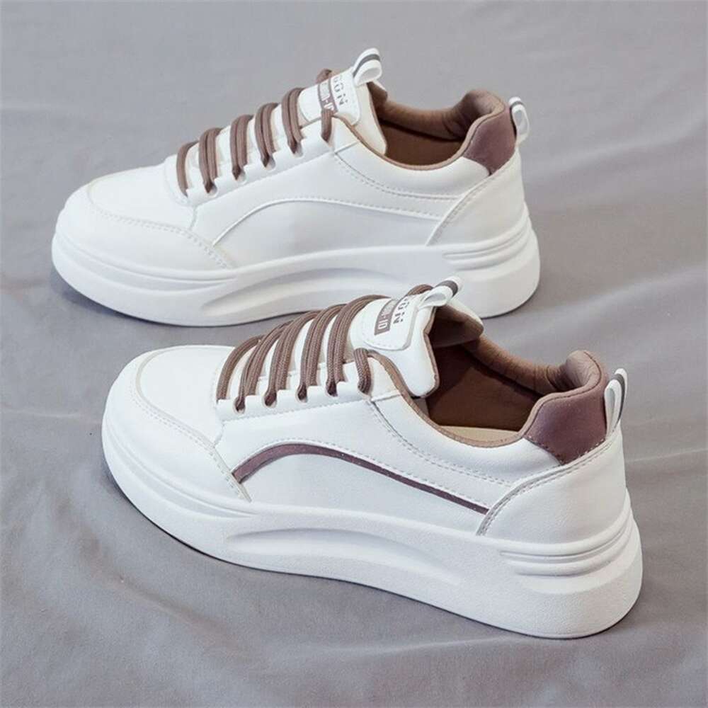 New Design soft Autumn White woman girl Casual simple style Wild Student Shoes