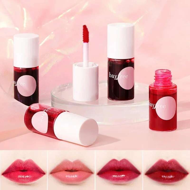 4 Colors Gloss Mini Glaze Mirror Long Lasting Nonstick Cup Lip Makeup Waterproof Moisturizing Liquid Lipstick Cosmetic
