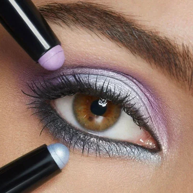Pearlescent Eyeshadow Sticks Waterproof Not Smudge Easy To Color Eye Shadow Makeup Pigment Glitter Shimmer Lasting Eyeshadow Pen 240624