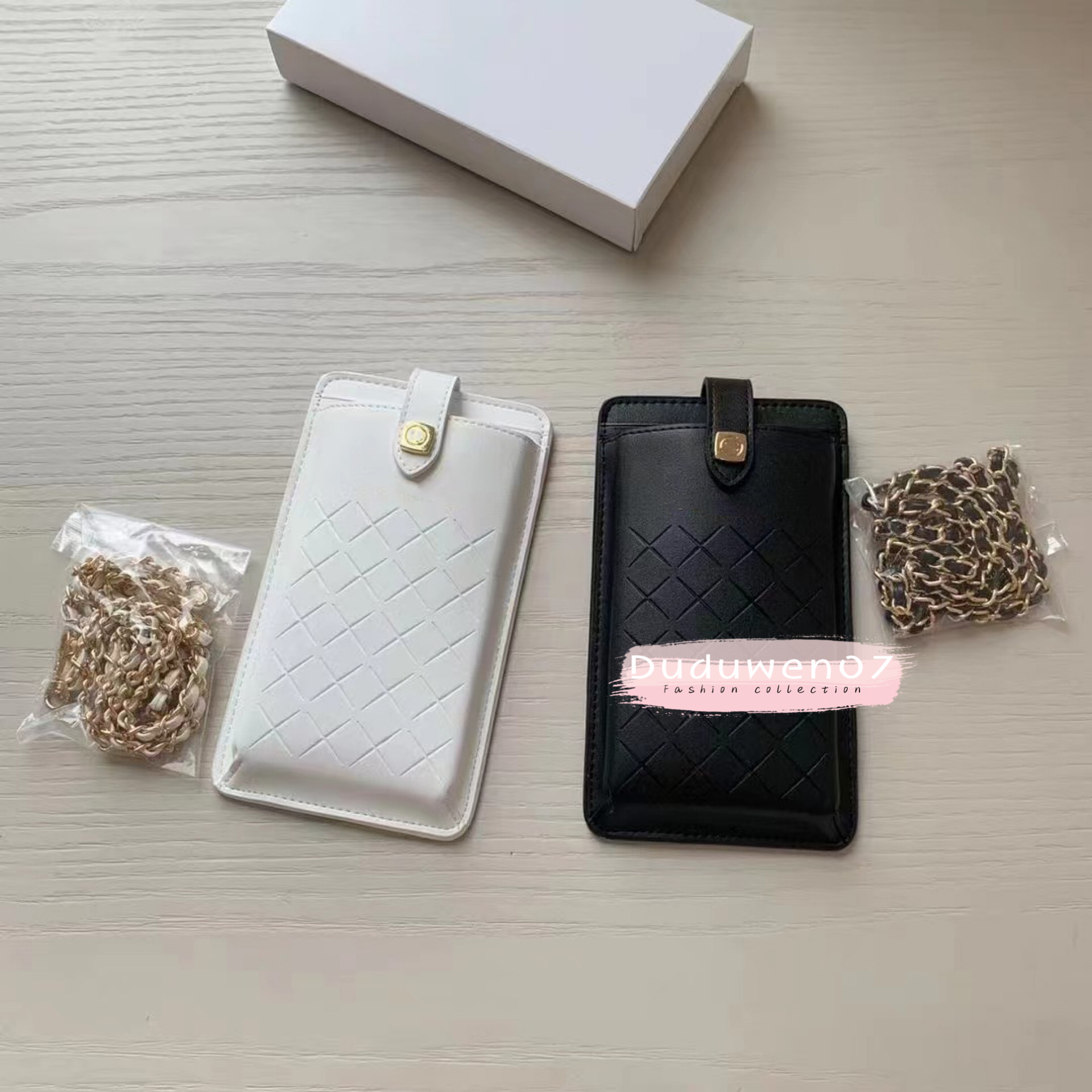Fashion Storage Cards holder phone Organization with chain beaute.gift 10X18X1.5cm