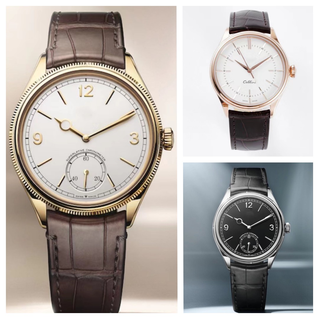 Men Watch Fashion Luxury Mens Watch New Cellini M5050-0020 Men Automatic Movement Watch 39mm Gold SS2813 Precision Steel Case Denim Strap Watch Women Sports Watch