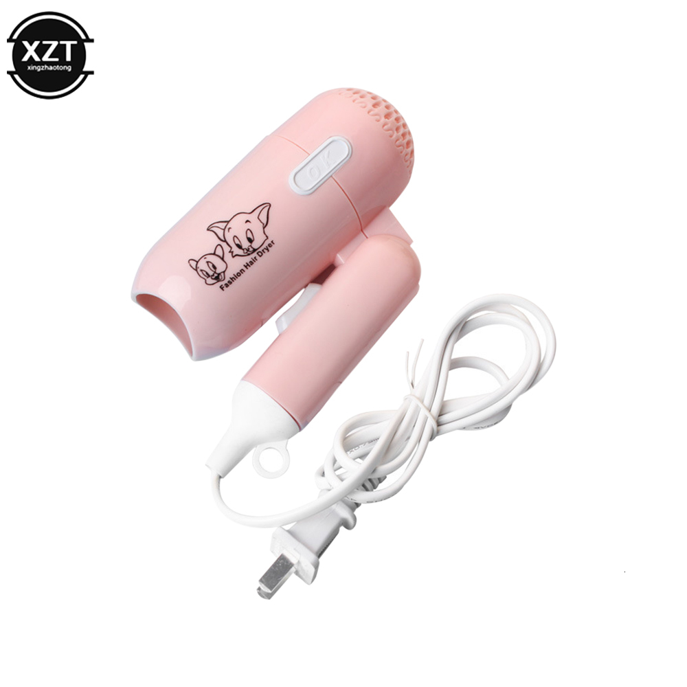 Fashion Mini Folding 450w Low Power Household Travel Dorm Two-Speed Wind Hair Dryer Salon Modeling Tool F625-20