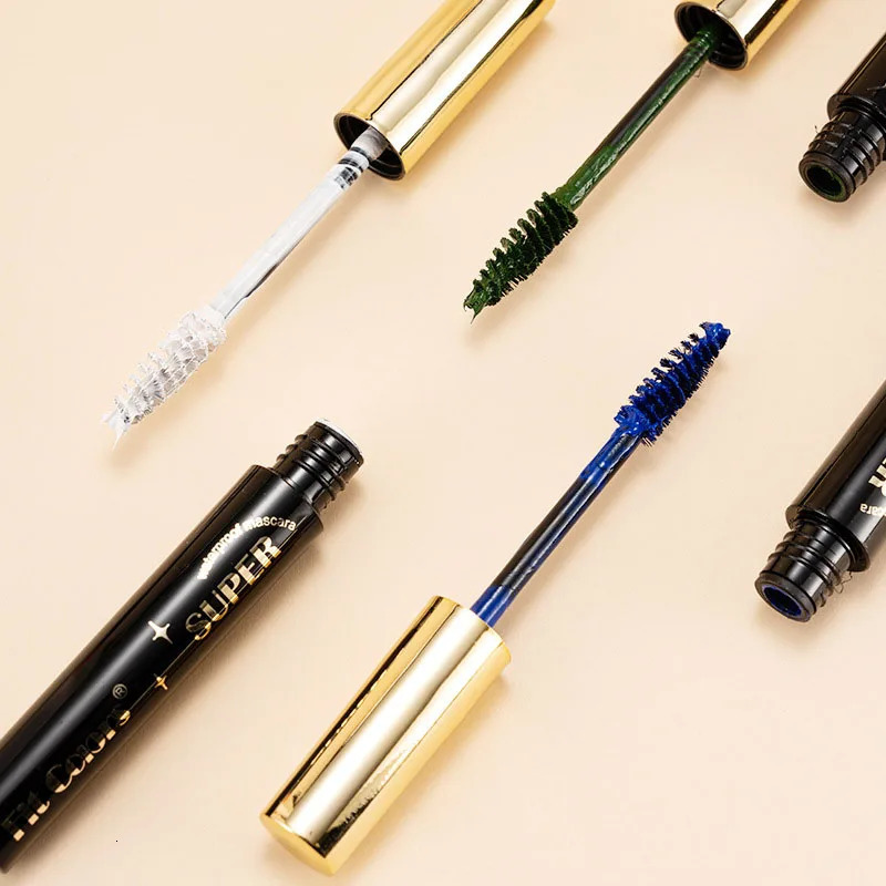 5D Silk Fiber Mascara Lash Color Mascara Waterproof 14 Colors 3D Mascara Eyelash Extension Thick Lengthening Eye Lashes Cosmetic 240625