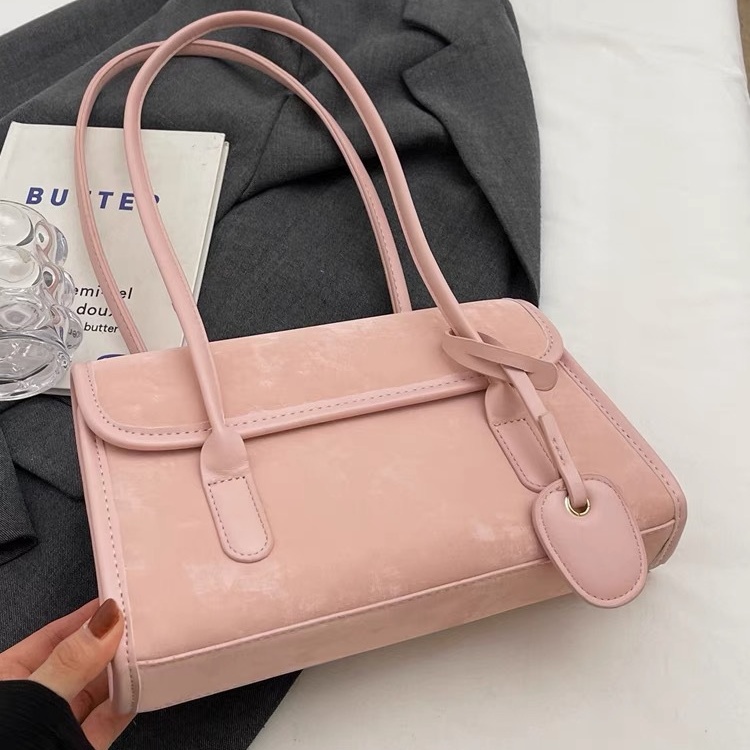 Summer Halo Dye Stick Bag, Korean Minority High end One Shoulder Bag Versatile Early Eighth Commuter Bag Underarm Bag Trendy