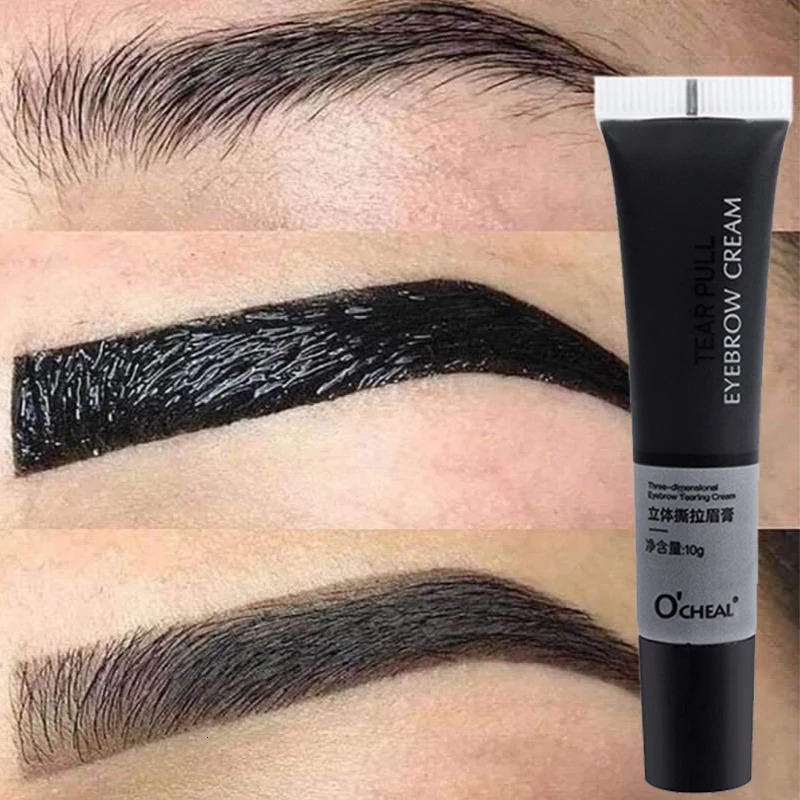 Eyebrow Gel Makeup Tearing Waterproof Long Lasting Semi-Permanent Tattoo Dye DIY Natural Brow Gel Tattoo Tint Cosmetic 4 Color o240625