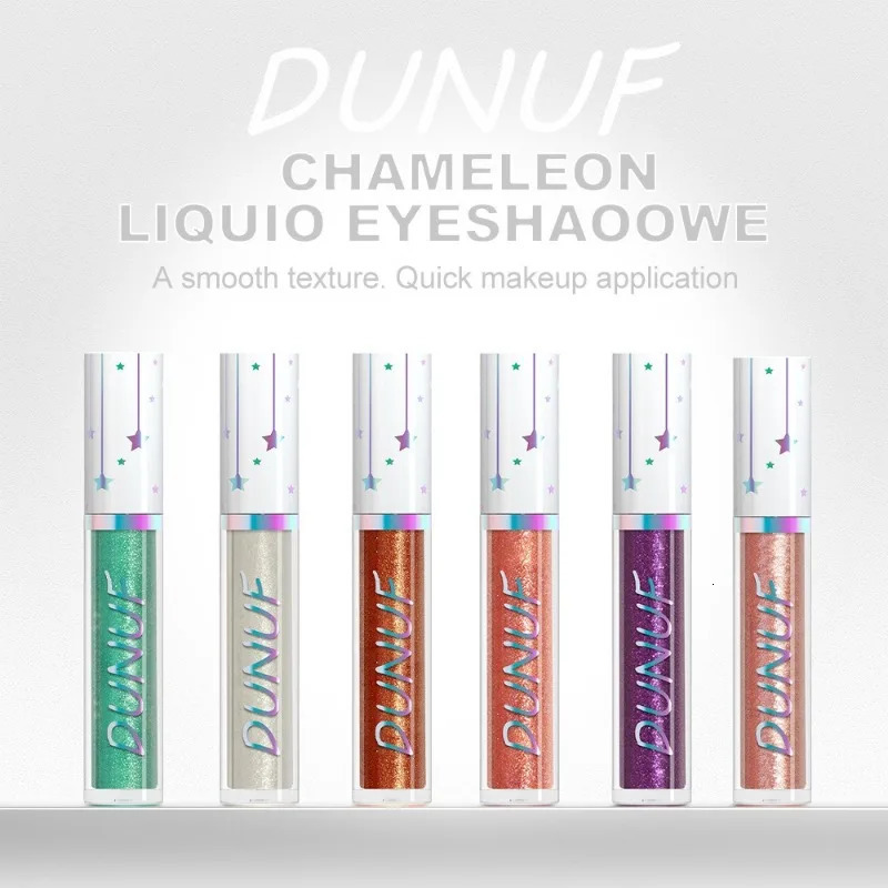 24-Color Liquid Eyeshadow Stick Metallic Green Purple High Gloss Pearlescent Glitter Eye Shadow Waterproof Stage Makeup Pigment 240624