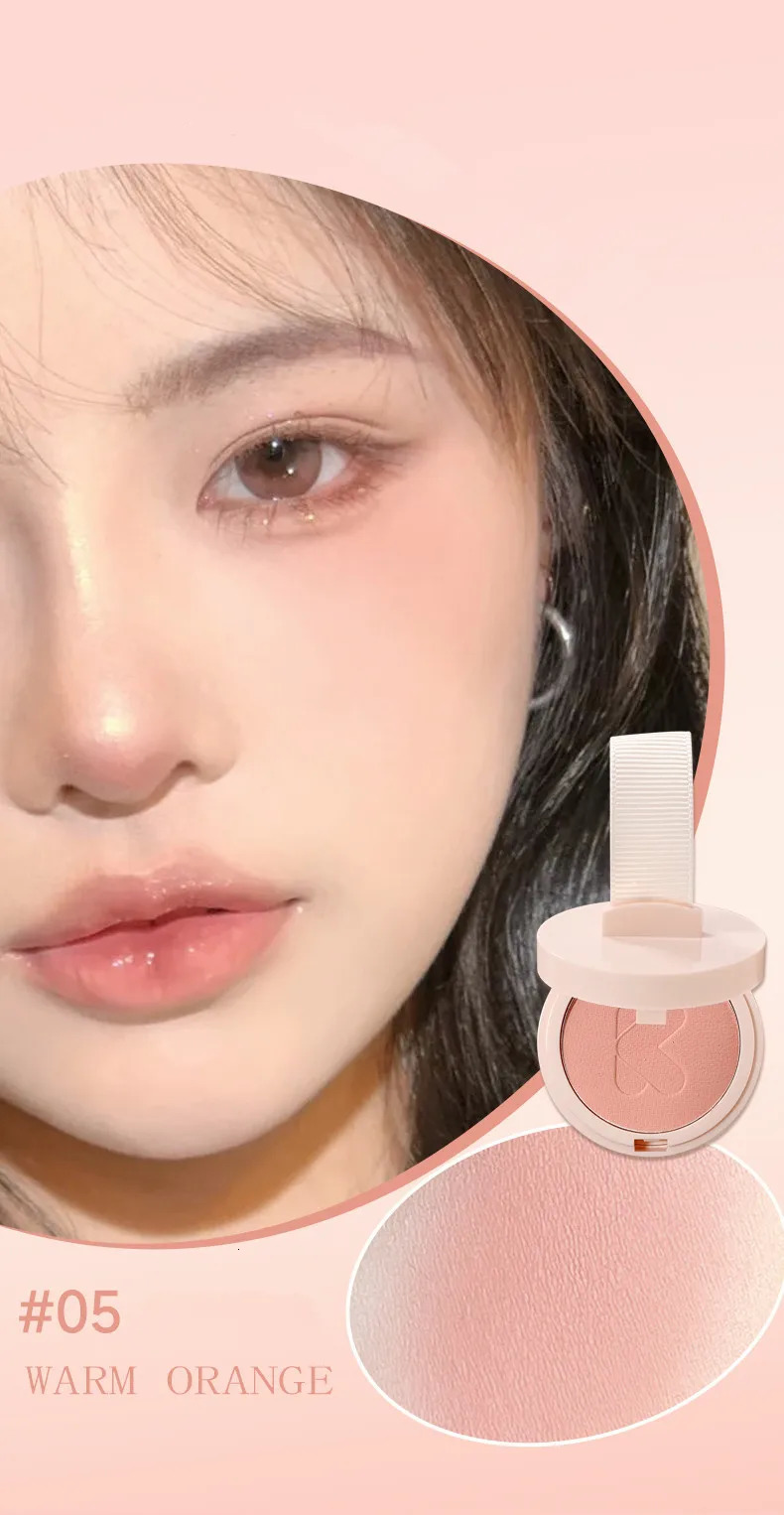 Bang Feeling Velvet Mist Blush Matte Natural Cosmetic Powder All Kinds of Easy to Dye Sweet Girl Blush 240624