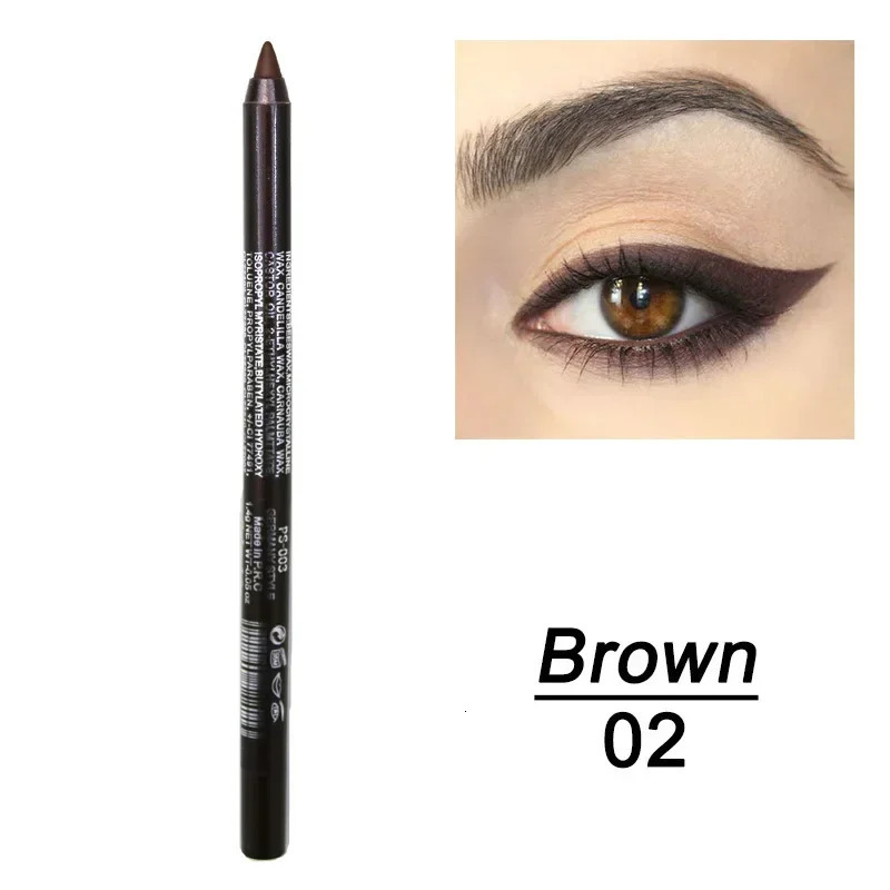 6 Colors Long-lasting Eye Liner Pencil Waterproof Pigment Blue Brown Black Eyeiner Pen Women Fashion Color Eye Makeup Cosmetic 240624