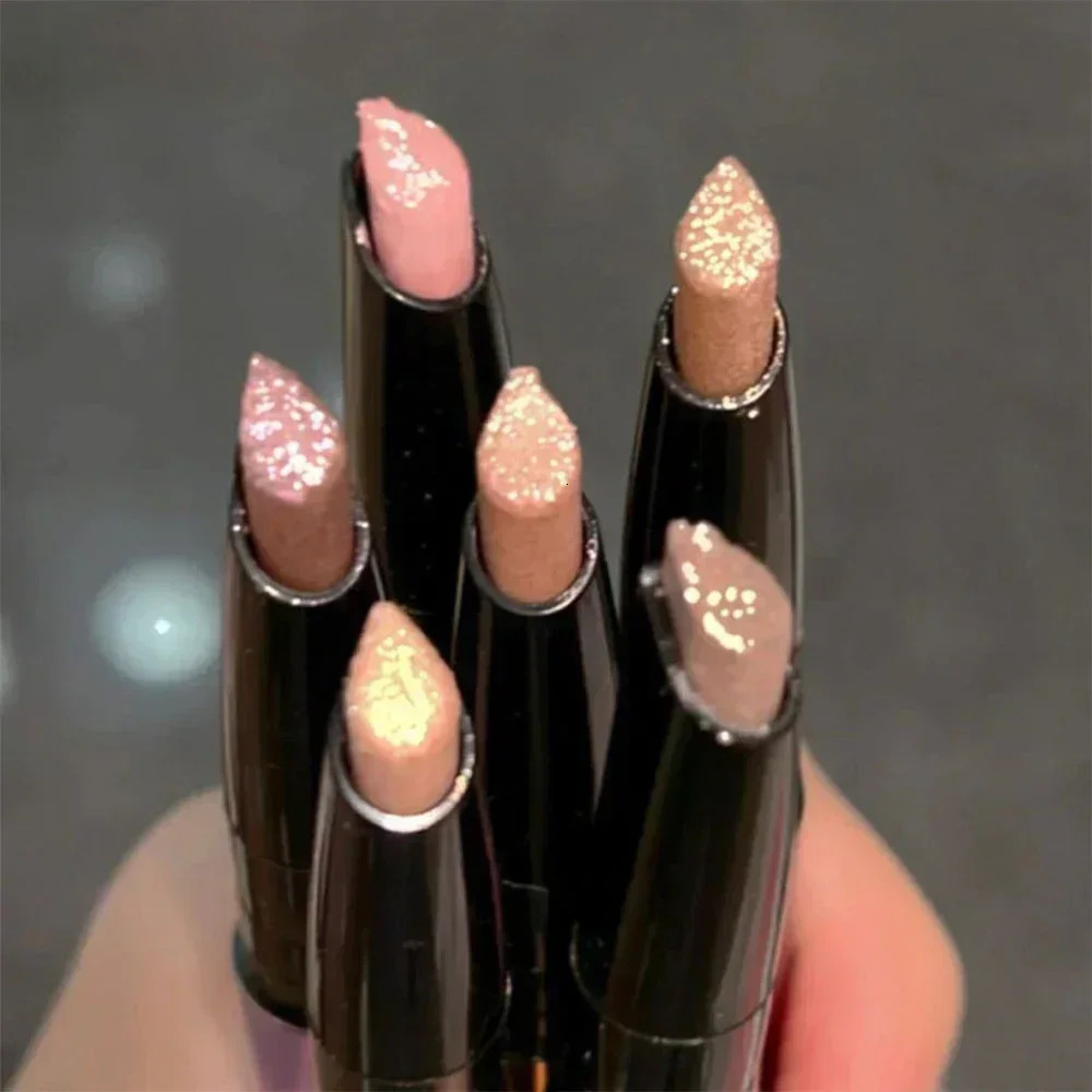 1PC Waterproof Pearlescent Eyeshadow Pencil Stick Long Lasting Glitter Shimmer Eye Shadow Silkworm Liner Stick Eyes Makeup Tools 240624