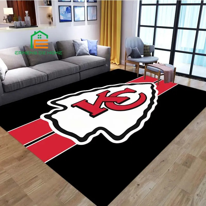 American Football Team Rug for Bedroom Living Room Carpets for Kitchen Floor Mats Home Decor Non-Slip Floor Pad Rug 8 Sizes 240624