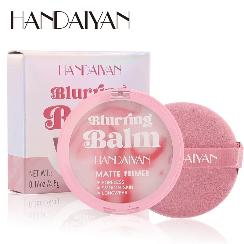 Pink Oil Control Long-lasting Powder Cake with Cosmetic Puff Makeup Powder Waterproof Oil Control Matte Concealer Powder Cream 240624