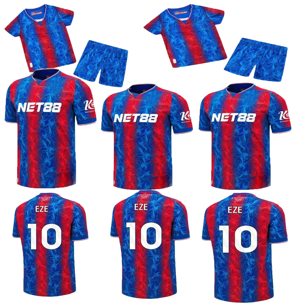 2024 2025 CRYSTALS OLISE soccer jerseys 24 25 PALACES Football shirt ZAHA EZE J.AYEW home third Away BENTEKE SCHLUPP MATETA EDOUARD GALLAGHER men kids kits uniform