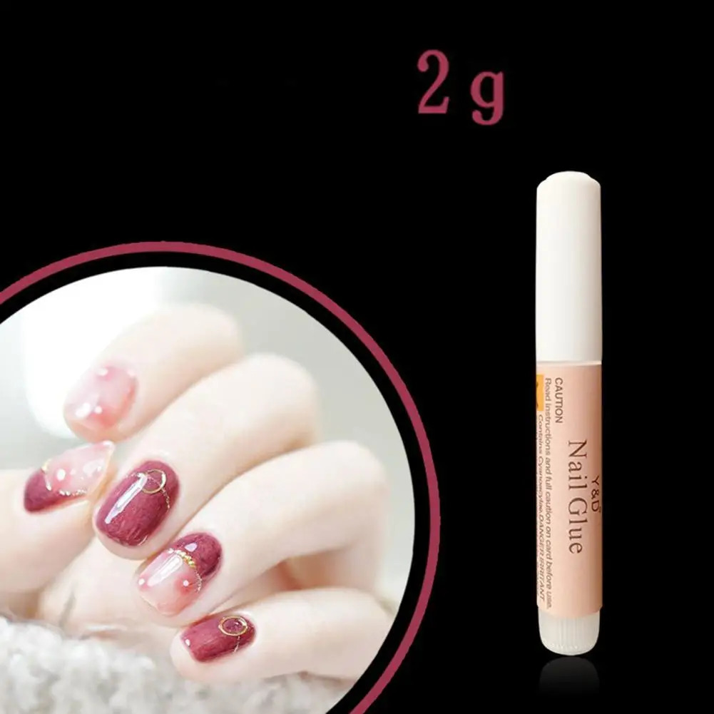 False Nails Glue Fake Nail Extension Strong Glue For Acrylic Nails Tips Nail Art Accessories Manicure Tools Natural N F5p1 K5A1 240625