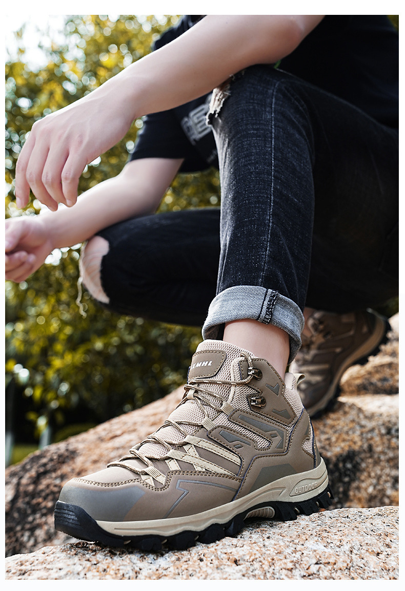 Spring And New Summer Mountaineering Shoes For Men Women The Same High Top Cross Country Hiking Outdoor Sports Ddmysaturn