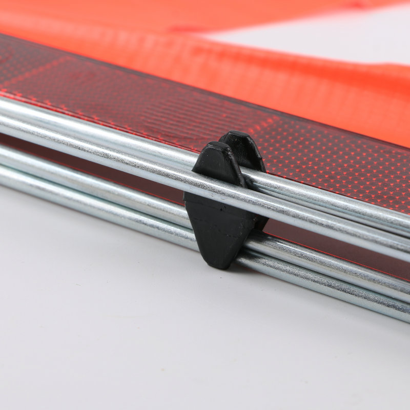 Car triangle warning frame EMARE certified CQC certified tripod vehicle fault reflective parking triangle frame