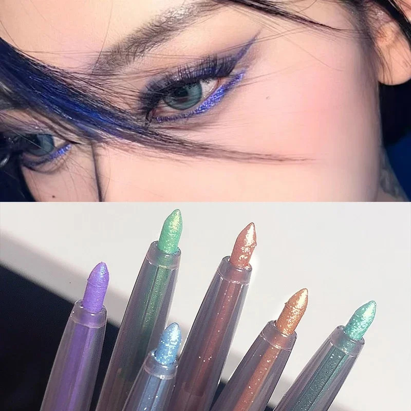 Chameleon Eye Shadow Eyeliner Pencil Shiny Pearlescent Silkworm Eyeshadow Stick Lasting Waterproof and Eye Cosmetics 240624