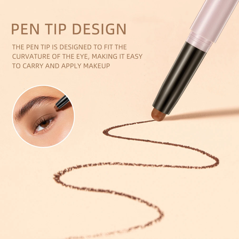 Waterproof Pearlescent Eyeshadow Pencil Stick 12 Colors Lasting Glitter Shimmer Eye Shadow Pen Eyeliner Stick Eyes Makeup Tools 240624