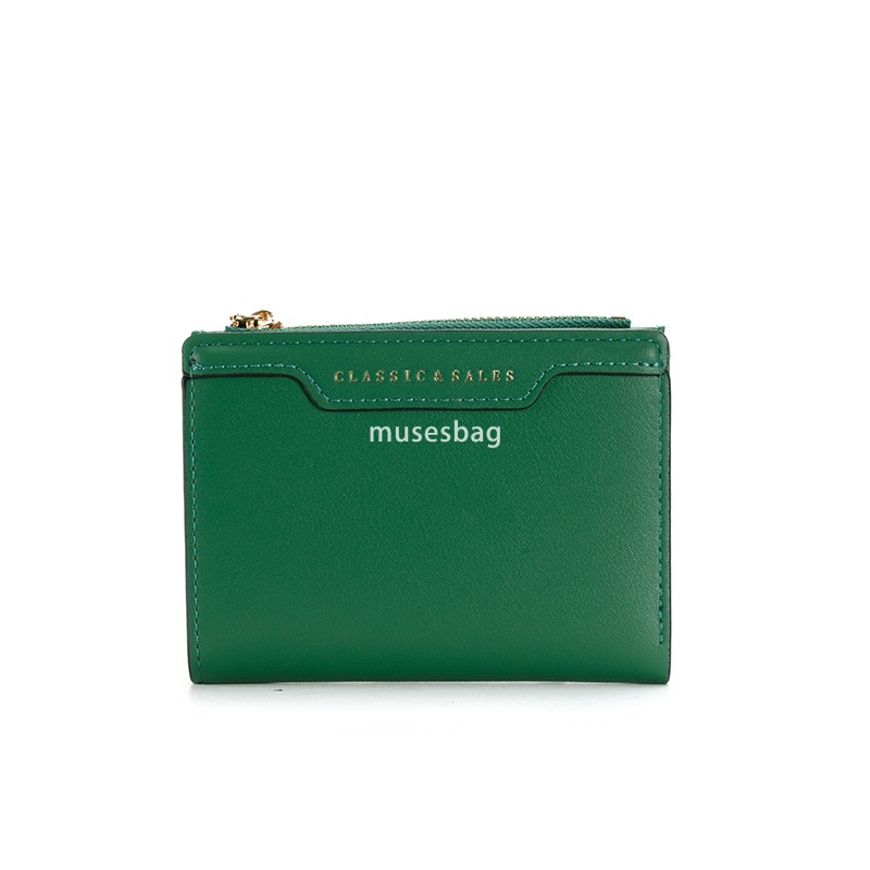 Fashionable men and women universal zippered Korean version multifunctional wallet compact exquisite ultra-thin card holder identification bag c21f 4