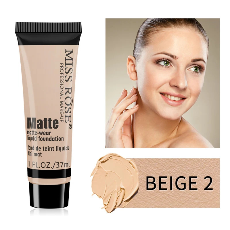 Professional Foundation Make-up Repairing Concealer Cream Matte-wear Liquid Foundation Lasting Waterproof Cosmetic 240624