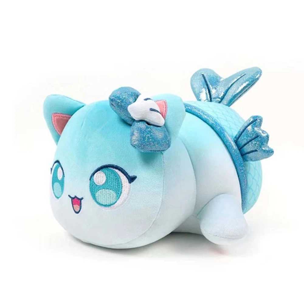 Aphmau Meows Cat Plush Toy Soft Meemeow Stuffed Donut Cat Plushes Kawaii French Fry Cheeseburger Food Plush Doll Christmas Gifts