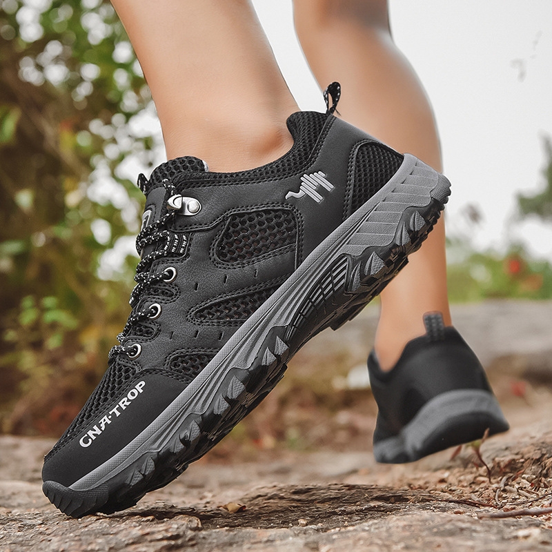 And Ddmysports Spring Summer New Cross Border Large Size Sports Mesh Men Breathable Outdoor Iking Recreation Ollow Out Travel Shoes