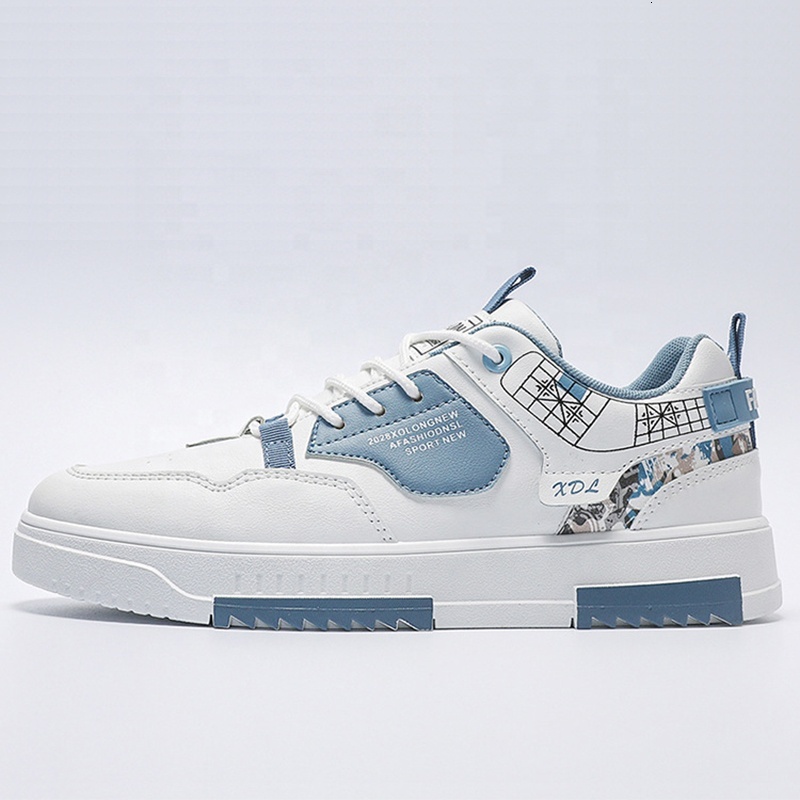 Y atos de hombre New Breathable White Trend Versatile Platform Sports Casual Walking Style Shoes Sneakers Men