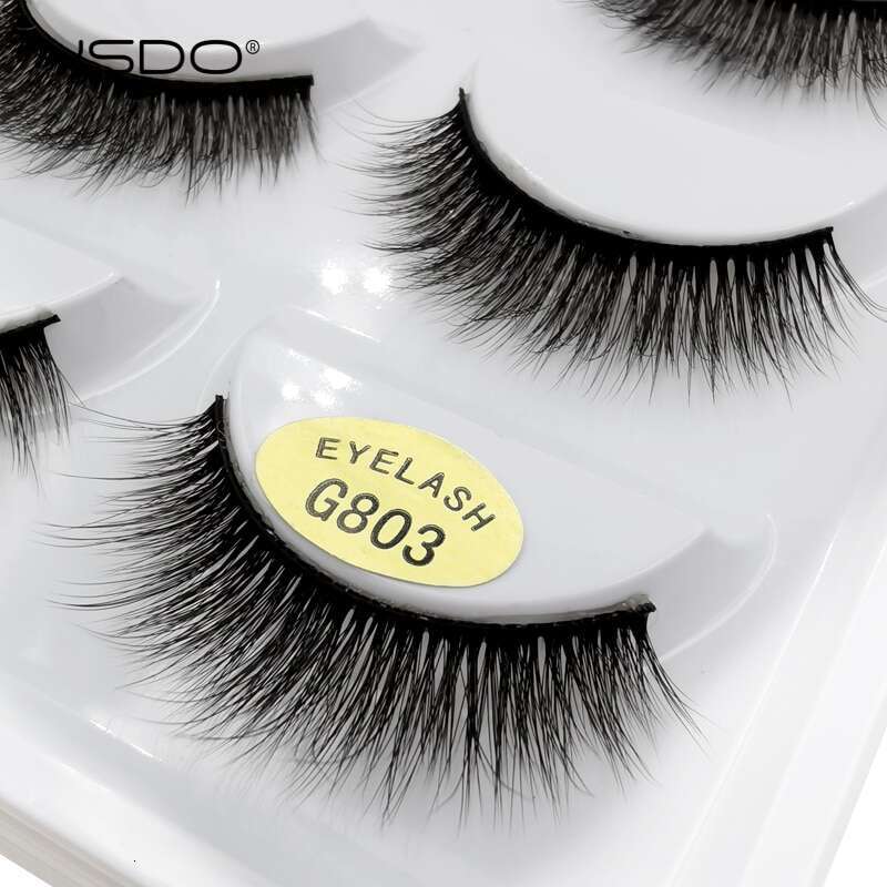 YSDO 3/5 Pairs 3D Mink Natural Hair False EyeLashes Long 100% Dramatic Eye MakeupFake Fluffy Cilios Lashes G803