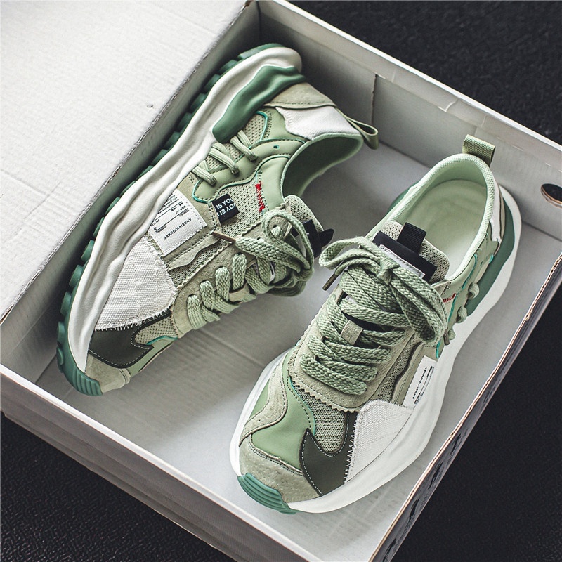 Y men's new mesh breathable comfortable casual sports platform shoes for men