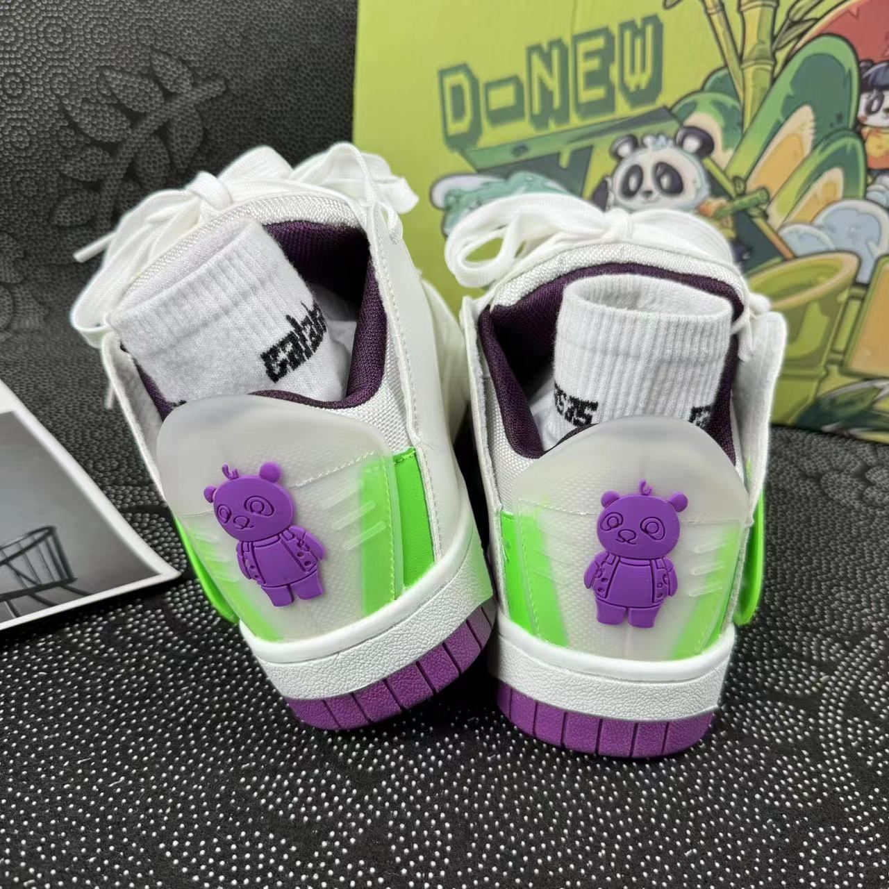 Shoes Men Women Casual Vintage Style Shoes Thick Sole Clunky Shoes Fashionable Breathable Comfortable Purple Free Shipping