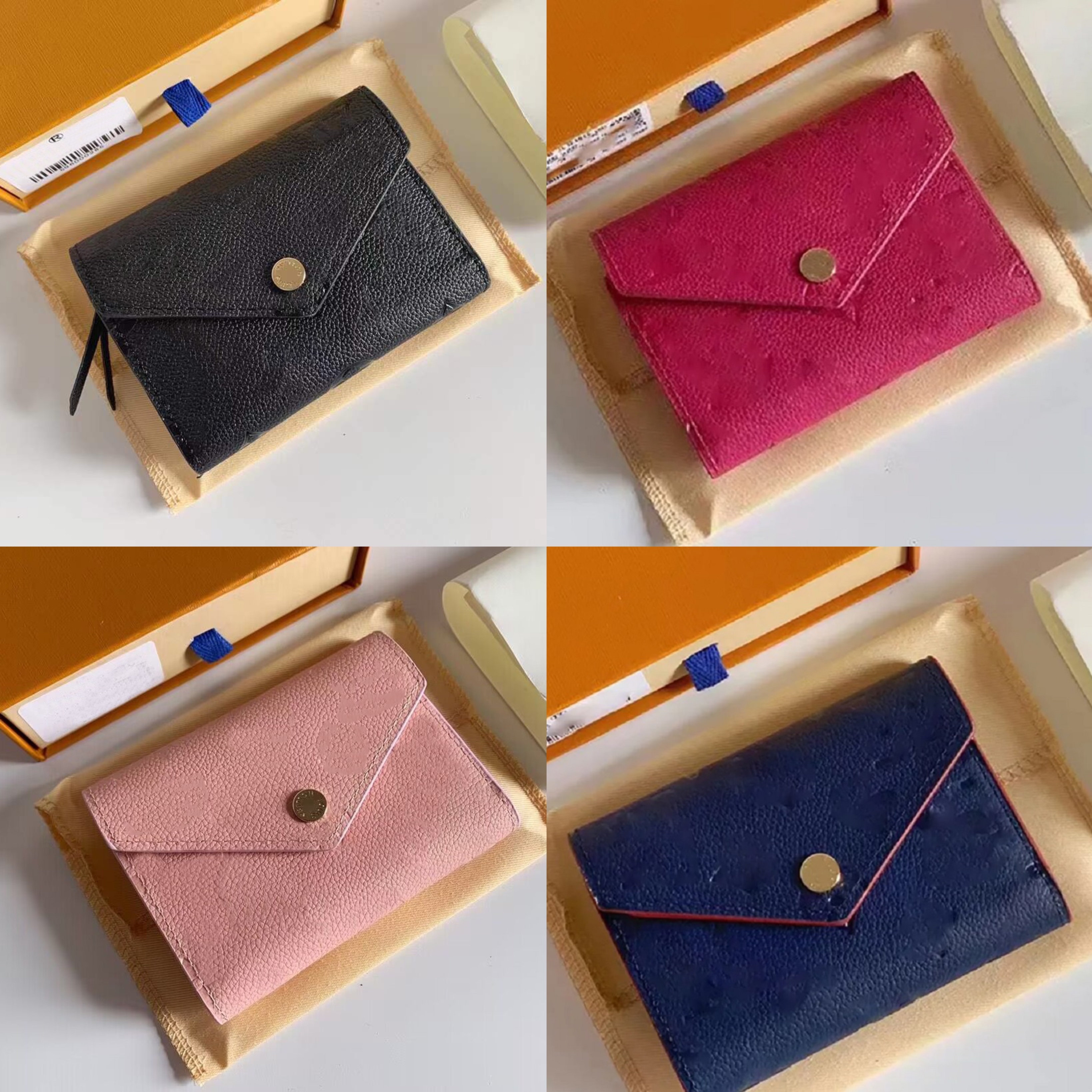Classic High Quality Zipper Wallet Luxury Women's Card Bag Fashion Zero Wallet
