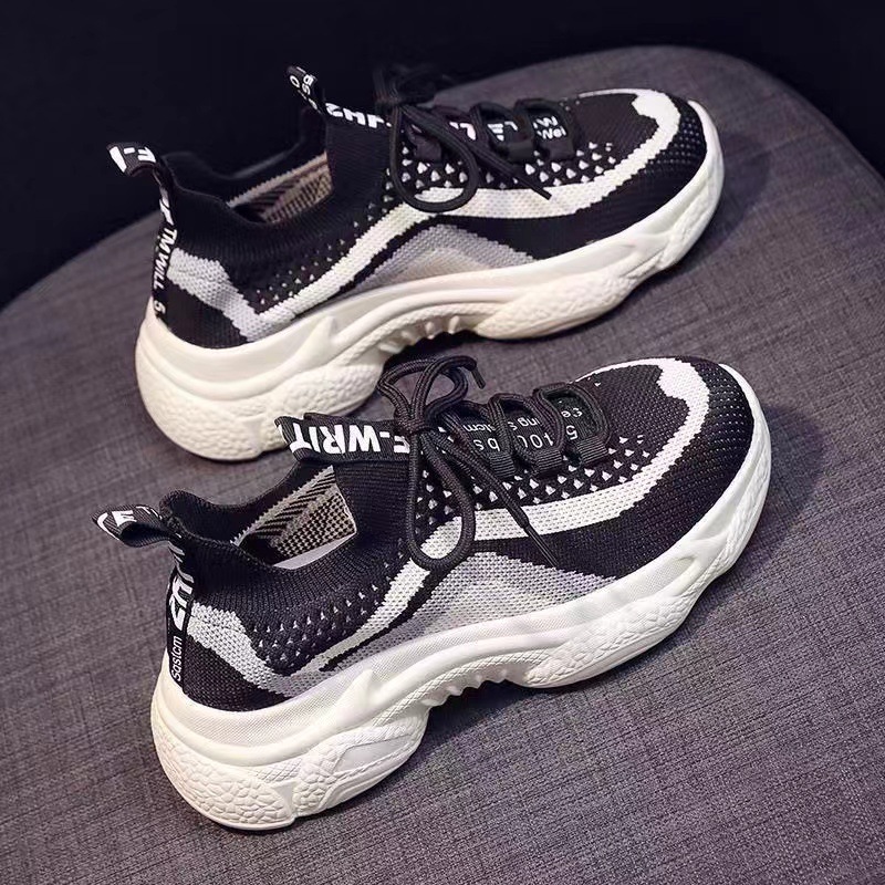 S Ddmysports Women Breathable Casual Korean Sports Shoes Trend Mesh Soft Sole Outdoor ports hoes oft ole
