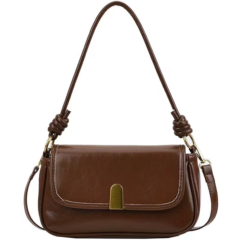 Niche Design Instagram Retro Underarm Bag Women's New Korean Versatile Instagram Shoulder Bag High Quality Texture Handheld Wedding Bag