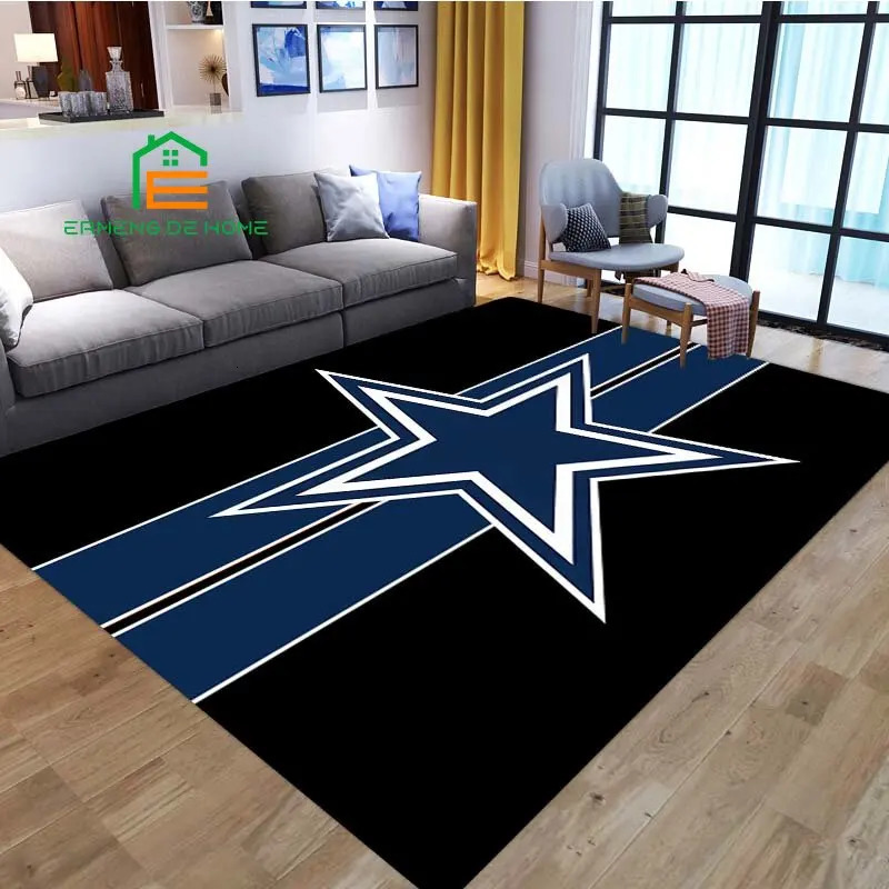 American Football Team Rug for Bedroom Living Room Carpets for Kitchen Floor Mats Home Decor Non-Slip Floor Pad Rug 8 Sizes 240624