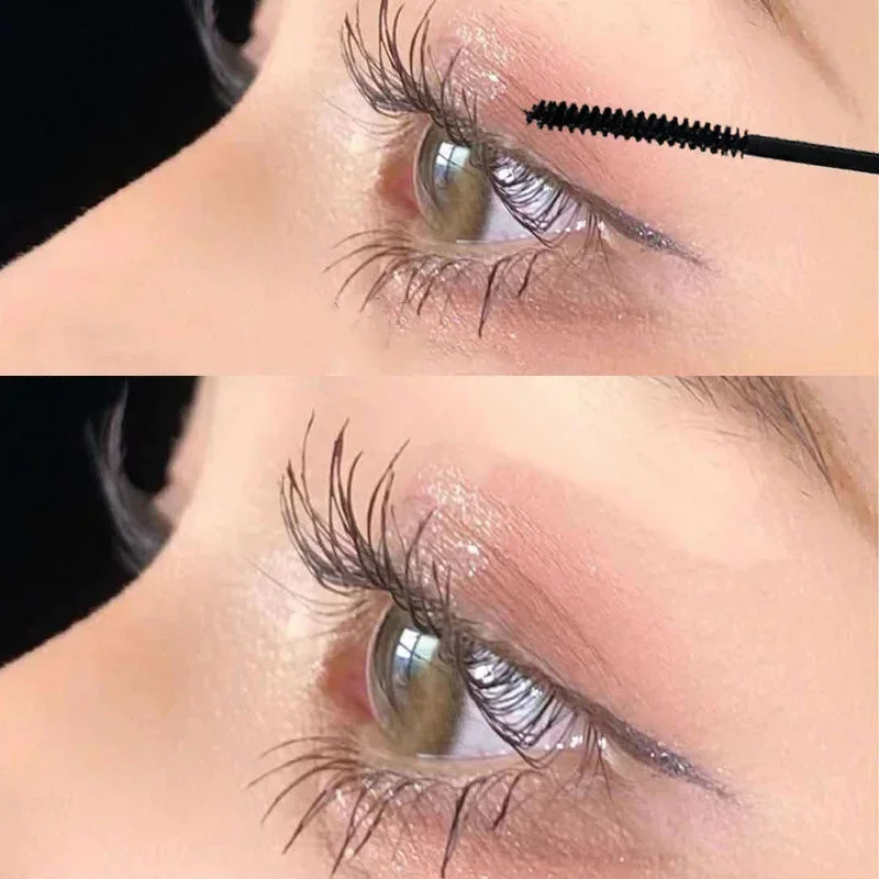 Volume Mascara Ultra-fine Long Waterproof Stereotypes Not Smudge Long-lasting Eyelash Extension Color Mascara for Women Makeup 240625