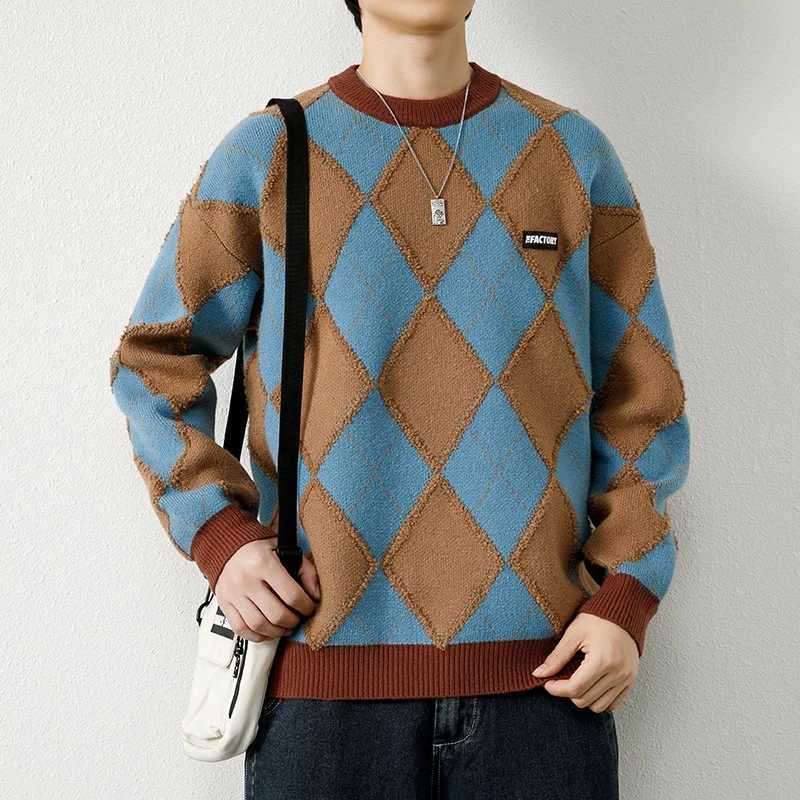 Men's Sweaters Winter Korean Style Mens Warm Sweater Men Fashion Sweaters Autumn Tops Men Knitted Sweaters Mens Wool Pullovers M-3XL Y240622TAHW