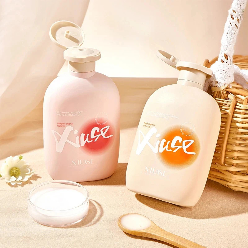 2pcs Set Amino Acid Body Wash Lasting 72 Hours Perfumed Women Men Fruit Acid Moisturizing Moisture Cleaning Supplies 240624