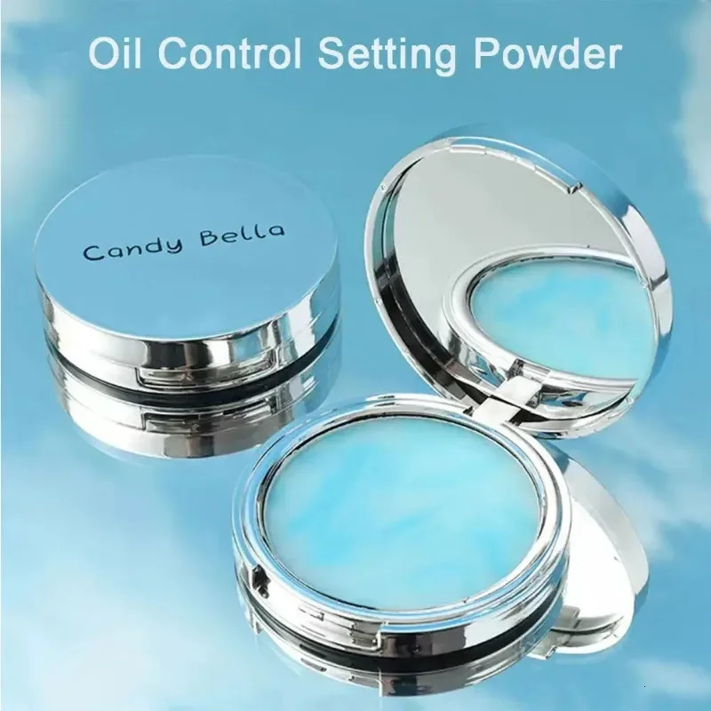 The Blue Sky Oil Control Long-lasting Powder Cake with Powder Puff Makeup Waterproof Wet and Dry Face foundation cosmetics 240624