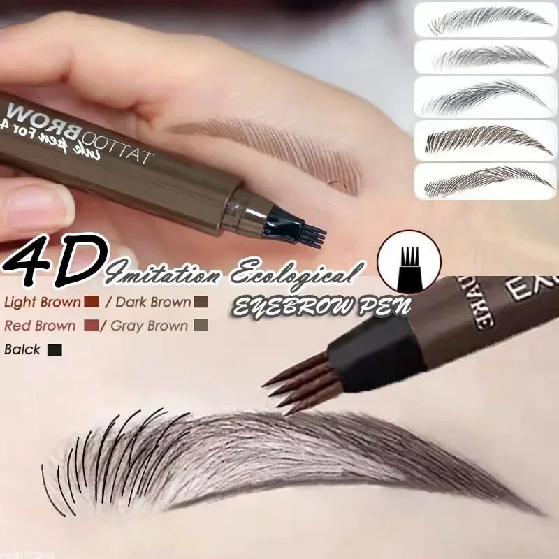 Eyebrow pencil Waterproof Permanent High quality professional makeup for women Cosmetics Enhancer 240625