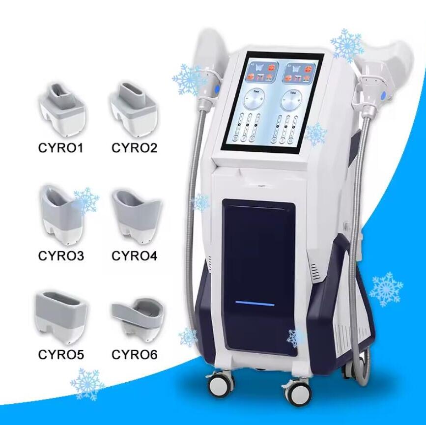 high quality 360 cyro fat freezing cryolipolysis machine vacuum Cryotherapy Weight Loss slimming device Double Chin removal 3handles beauty machine