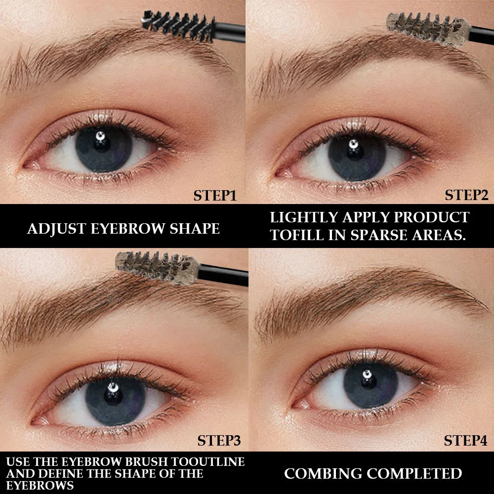 DNM 8 Color Eyebrow Dye Cream Moisturizing Waterproof Lasting 16h Natural Thick Eyebrow Fashion Wild Eyebrow Cosmetics 7ml 240625