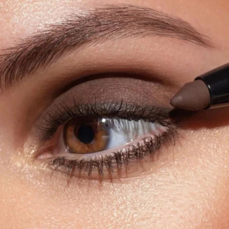 Highlighter Eyeshadow Pencil Waterproof Glitter Matte Nude Eye Shadow Makeup Pigment Pearlescent Lying Silkworm Eyeshadow Pen 240624
